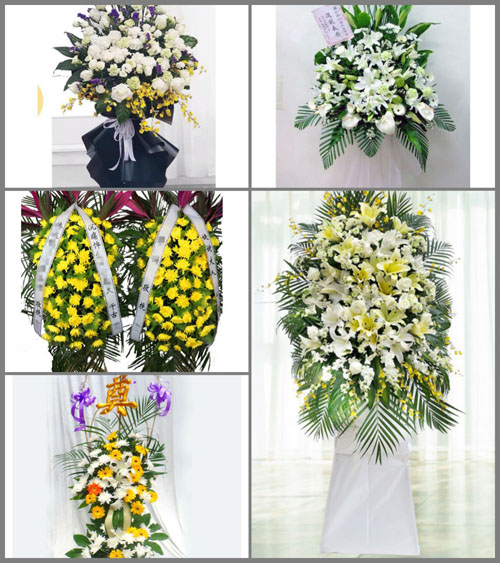 西藏林芝墨脱县格当乡白事花篮预定